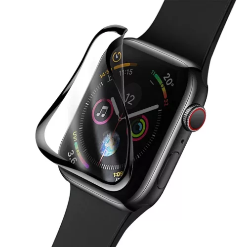 Baseus 0.2 mm ívelt kijelzővédő fólia Apple Watch 4 44 mm (SGAPWA-6953156297678 5 kép