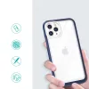 Clear 3 az 1-ben tok iPhone 11 Pro Max kék keret zselés tok-9145576242315 2 kép