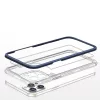 Clear 3 az 1-ben tok iPhone 12 Pro Max-hoz kék keretes gél tok-9145576242438 5 kép