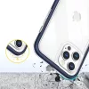 Clear 3 az 1-ben tok iPhone 12 Pro Max-hoz kék keretes gél tok-9145576242438 6 kép