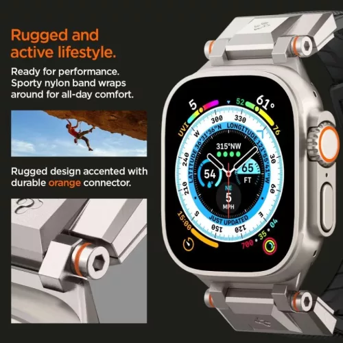 Spigen DURAPRO ARMOR Apple Watch 4 / 5 / 6 / 7 / 8 / 9 / SE / ULTRA (4-8809896744133 4 kép