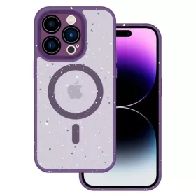 Tel Protect Mágneses Pöttyözött Matt Tok iPhone 11 Pro Lila-5900217988267 1 kép