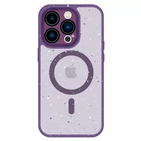 Tel Protect Mágneses Pöttyözött Matt Tok iPhone 11 Pro Lila-5900217988267 2 kép