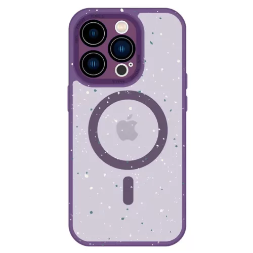 Tel Protect Mágneses Pöttyözött Matt Tok iPhone 11 Pro Lila-5900217988267 2 kép