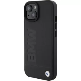  iPhone 15 Fekete Original Case BMW Leather Hot Stamp BMHCP15SSLLBK to-3666339170813 2 kép
