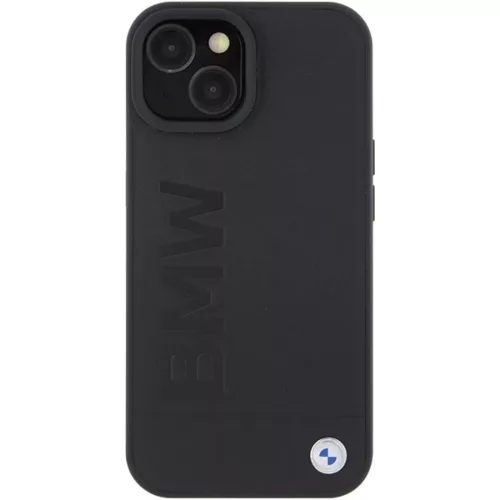  iPhone 15 Fekete Original Case BMW Leather Hot Stamp BMHCP15SSLLBK to-3666339170813 3 kép