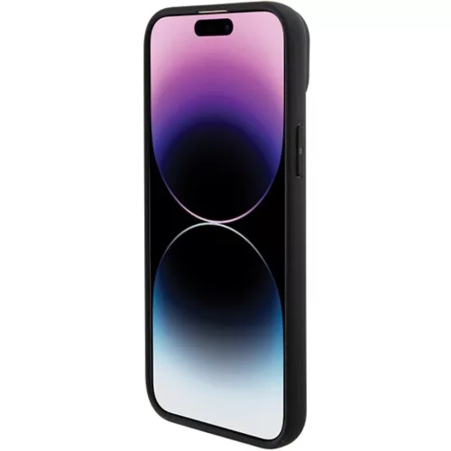  iPhone 15 Fekete Original Case BMW Leather Hot Stamp BMHCP15SSLLBK to-3666339170813 5 kép