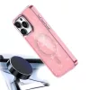 Glitter tok MagSafe iPhone 16 Pro Max-hoz - pink csillámporos-5907769363962 3 kép