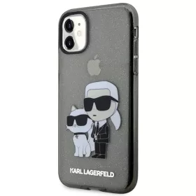 Karl Lagerfeld KLHCN61HNKCTGK iPhone 11 6.1" fekete/fekete keménytok -3666339119003 2 kép