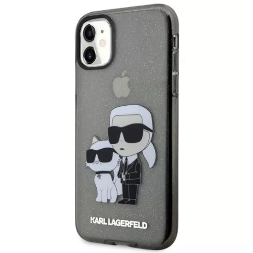 Karl Lagerfeld KLHCN61HNKCTGK iPhone 11 6.1" fekete/fekete keménytok -3666339119003 2 kép