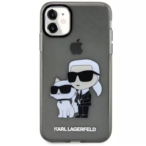 Karl Lagerfeld KLHCN61HNKCTGK iPhone 11 6.1" fekete/fekete keménytok -3666339119003 3 kép