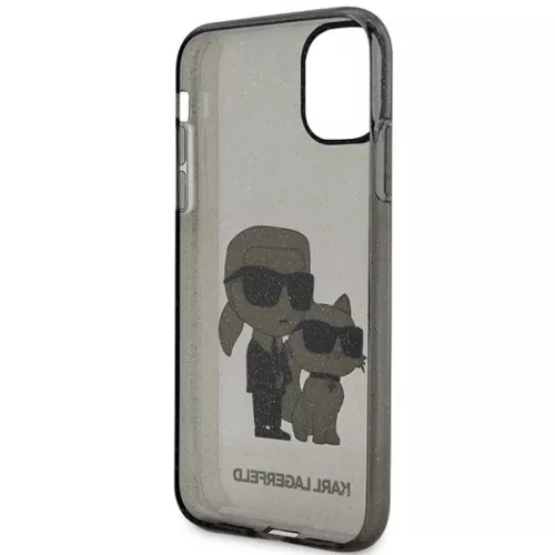 Karl Lagerfeld KLHCN61HNKCTGK iPhone 11 6.1" fekete/fekete keménytok -3666339119003 7 kép