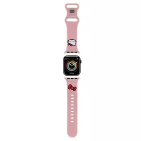   Hello Kitty Silicone Kitty Head szíj Apple Watch 42/44/45/49mm - Pink