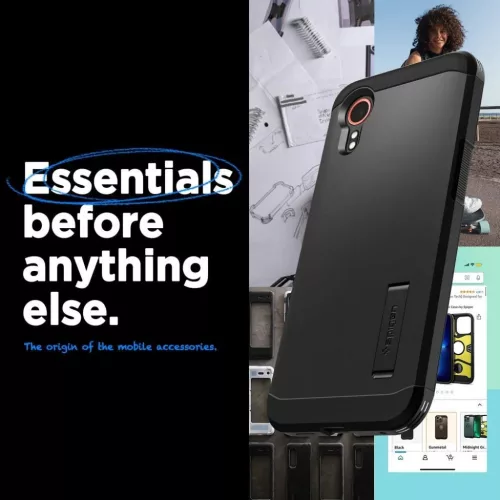  Samsung Galaxy XCover 7 fekete SPIGEN Tough Armor tok-8809971224178 6 kép