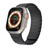 Szilikon mágneses hurok Apple Watch 42/44/45/49 2-es dizájn fekete-5900217439073 1 kép