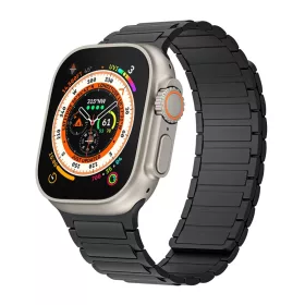 Szilikon mágneses hurok Apple Watch 42/44/45/49 2-es dizájn fekete-5900217439073 1 kép