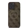  iPhone 16 Pro Max Barna Guess PU Leather 4G Colored Ring MagSafe tok-3666339327279 2 kép
