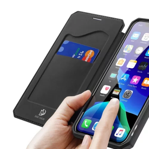 Dux Ducis Skin X fliptok iPhone 11 Pro fekete-6934913074787 4 kép