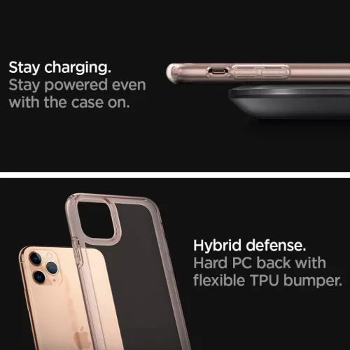 iPhone 11 Pro Rose Crystal Spigen Ultra Hybrid tok-8809685622833 7 kép
