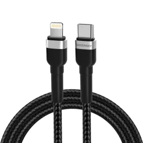 Wozinsky WNBCL2 Lightning / USB-C PD 30W kábel 2 m - fekete-5907769308765 1 kép