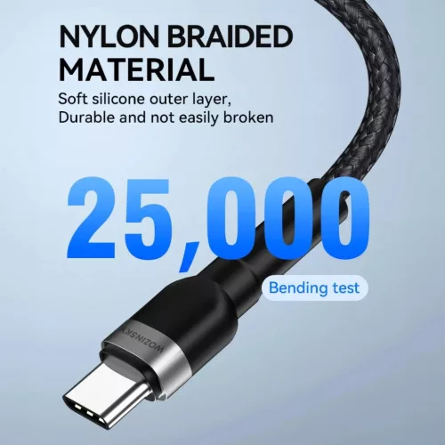 Wozinsky WNBCL2 Lightning / USB-C PD 30W kábel 2 m - fekete-5907769308765 8 kép