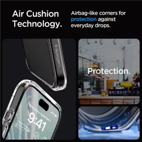  iPhone 15 Pro Max Spigen Crystal Hybrid, kristálytiszta tok-8809896747554 1 kép