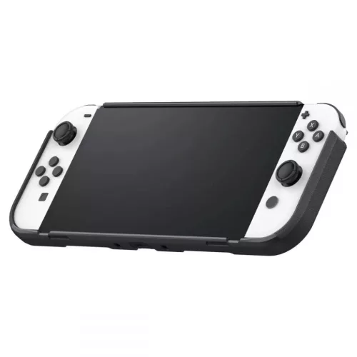  Nintendo Switch OLED Fekete Spigen Thin Fit tok-8809811858211 8 kép