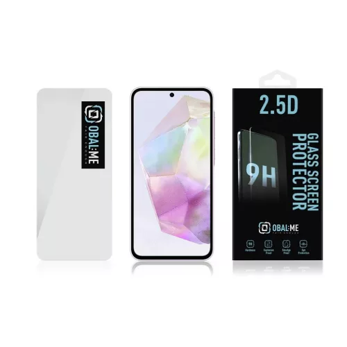 OBAL:ME 2.5D üvegfólia Samsung Galaxy A35 5G-hez, átlátszó-8596311246784 3 kép