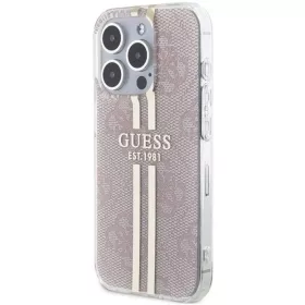 GUESS tok iPhone 14 Pro Max GUHCP14XH4PSEGP (4G Gold Stripe) pink-3666339223090 2 kép