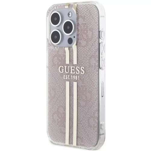 GUESS tok iPhone 14 Pro Max GUHCP14XH4PSEGP (4G Gold Stripe) pink-3666339223090 2 kép