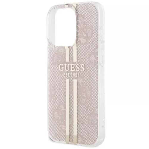 GUESS tok iPhone 14 Pro Max GUHCP14XH4PSEGP (4G Gold Stripe) pink-3666339223090 6 kép