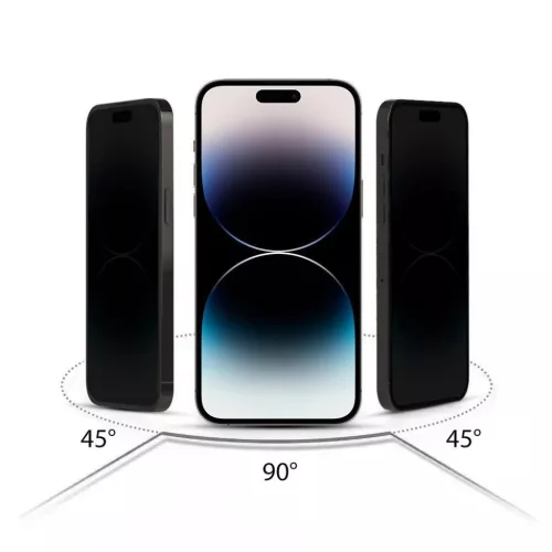 Hofi Anti Spy Glass Pro+ iPhone 15 Pro adatvédelmi üvegfólia-9319456604658 5 kép