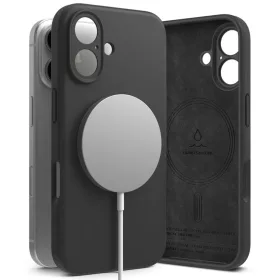 Ringke Silicone Magnetic Magsafe Iphone 16 Fekete Tok-8800274960572 1 kép