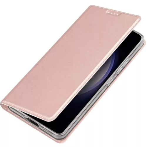 DUX DUCIS wallet case SKIN PRO Samsung Galaxy S24 Plus tok rózsaszín-6934913021583 3 kép