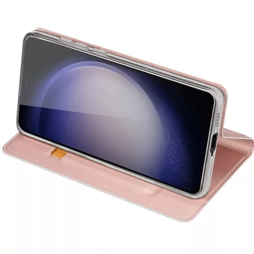 DUX DUCIS wallet case SKIN PRO Samsung Galaxy S24 Plus tok rózsaszín-6934913021583 5 kép