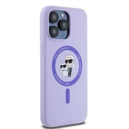  iPhone 15 Pro Max lila Original Pouch KARL LAGERFELD keménytok Szili-3666339254353 4 kép