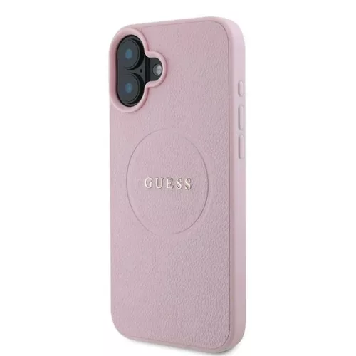  iPhone 16 Plus pink Original Case GUESS hardcase Grained Gold Ring Ma-3666339303969 2 kép