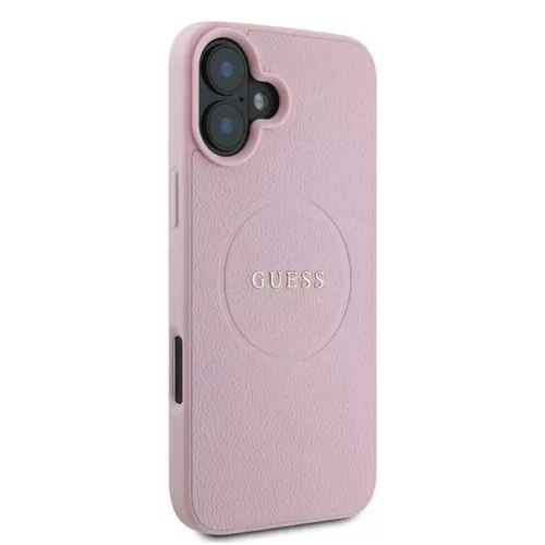  iPhone 16 Plus pink Original Case GUESS hardcase Grained Gold Ring Ma-3666339303969 4 kép