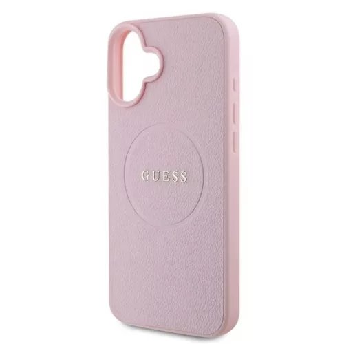  iPhone 16 Plus pink Original Case GUESS hardcase Grained Gold Ring Ma-3666339303969 6 kép