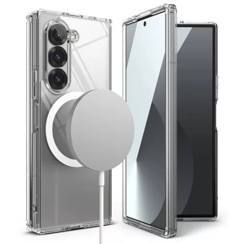Ringke Fusion Magnetic Magsafe Galaxy Z Fold 6 Clear Tok-8809961786969 4 kép