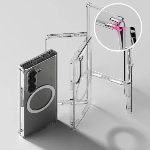 Ringke Fusion Magnetic Magsafe Galaxy Z Fold 6 Clear Tok-8809961786969 10 kép