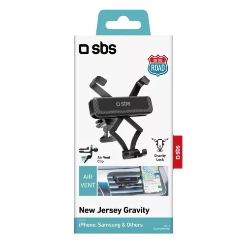 SBS TESUPGRAVSTD gravitációs okostelefon tartó - fekete-8018417426315 3 kép