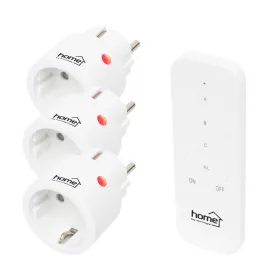 Home TH2313 távirányítható mini hálózati aljzat szett, 2300 W, 3-5999084964726 1 kép