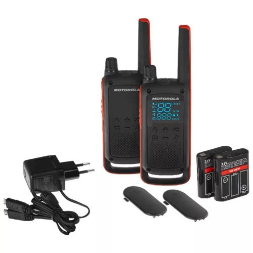 Motorola TLKR T82 adóvevő pár, 10km, 16 PMR csatorna, 121 csatorna,-5031753007232 4 kép