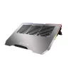 Tellur Cooler laptop hűtő Shade 17, 3 ventilátorral, RGB LED-del, USB, USB-C, alumínium szürke