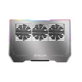 Tellur Cooler laptop hűtő Shade 17, 3 ventilátorral, RGB LED-del, U-5949120005456 2 kép