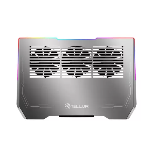 Tellur Cooler laptop hűtő Shade 17, 3 ventilátorral, RGB LED-del, U-5949120005456 2 kép