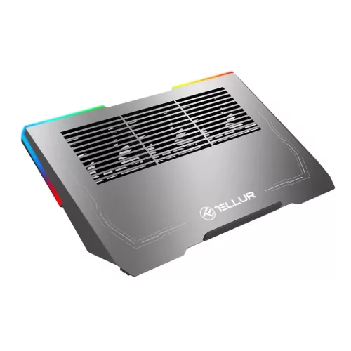 Tellur Cooler laptop hűtő Shade 17, 3 ventilátorral, RGB LED-del, U-5949120005456 4 kép