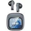 Vezeték nélküli fülhallgató AWEI TP100 ENC Bluetooth 5.4 TWS + dokkoló állomás fekete