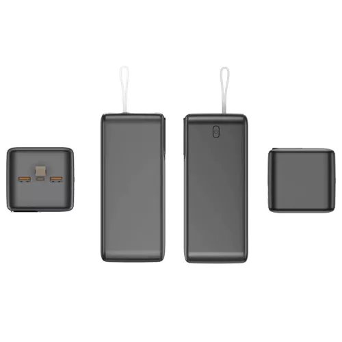 Tracer 47825 Prime-V5 50000mAh QC22.5W+PD20W Powerbank, fekete-5907512879023 4 kép